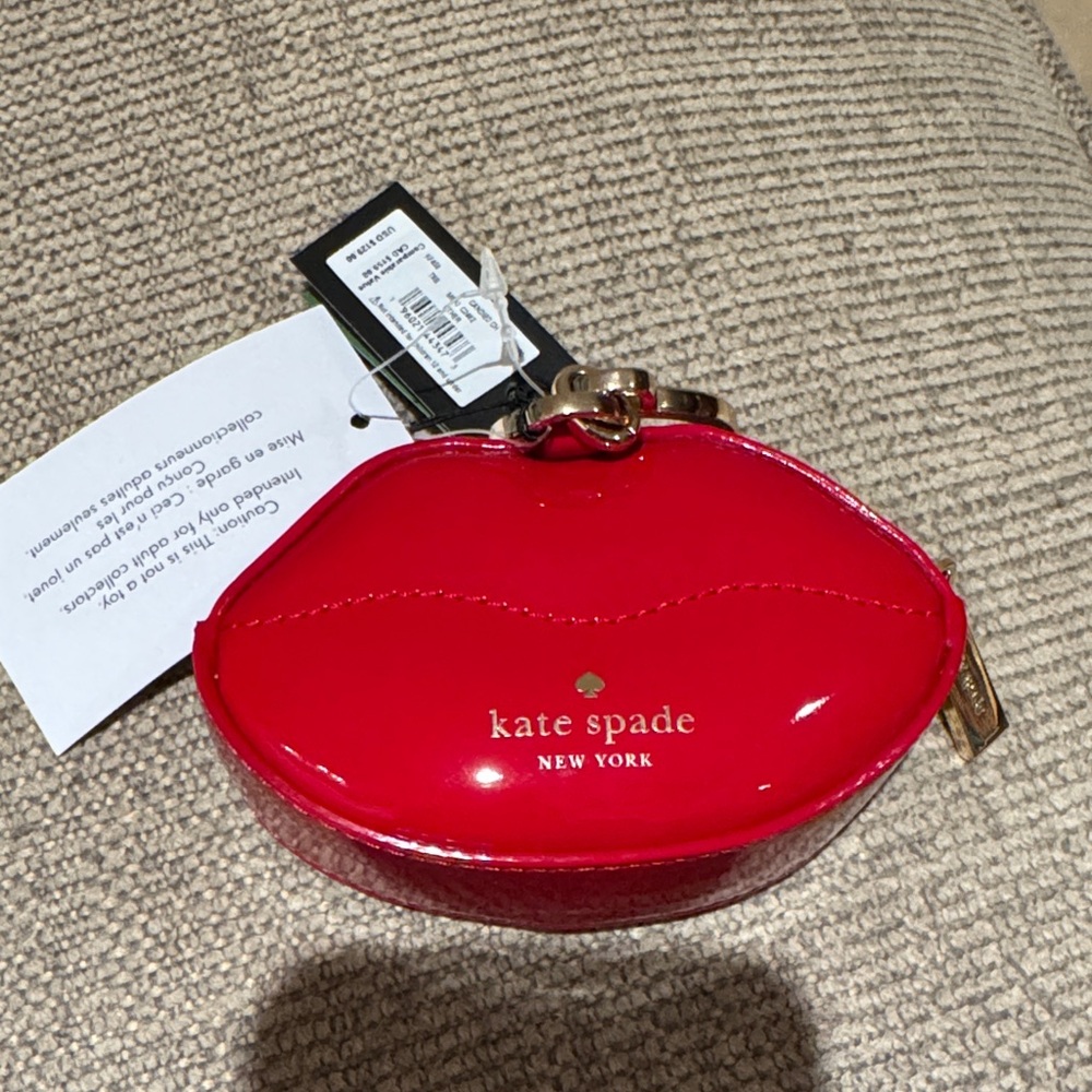 Kate Spade Glossy Red Lip Cosmetic Case